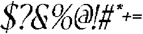 CS Montera Pixel Regular otf (400) Font OTHER CHARS