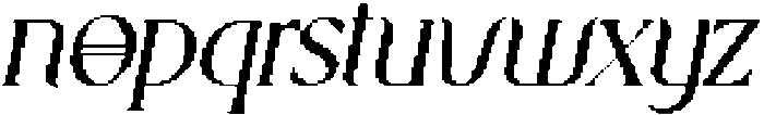 CS Montera Pixel Regular otf (400) Font LOWERCASE