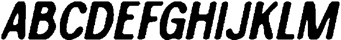CS Morado Drawn Italic otf (400) Font UPPERCASE
