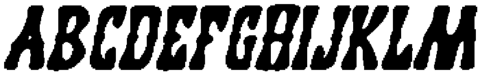 CS Morgana Drawn Italic otf (400) Font UPPERCASE