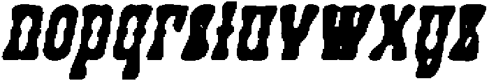 CS Morgana Drawn Italic otf (400) Font LOWERCASE