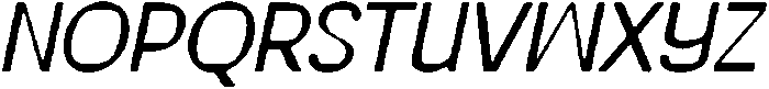 CS Morsa Drawn Italic otf (400) Font UPPERCASE