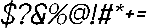 CS Morsa Italic otf (400) Font OTHER CHARS