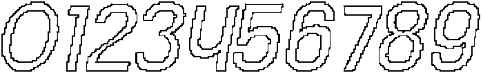 CS Morsa Pixel Outline otf (400) Font OTHER CHARS