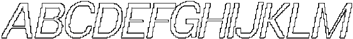 CS Morsa Pixel Outline otf (400) Font