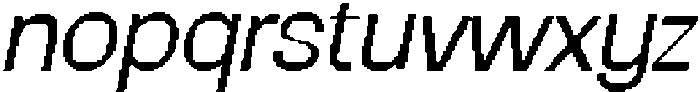 CS Morsa Pixel Regular otf (400) Font LOWERCASE