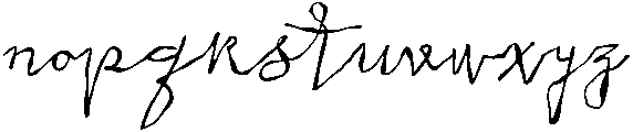 CS Morth Italic otf (400) Font LOWERCASE