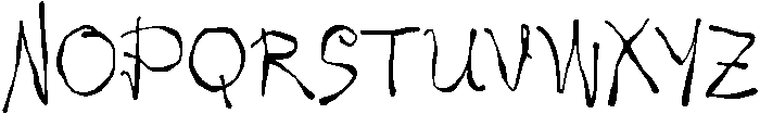 CS Morth Regular otf (400) Font UPPERCASE