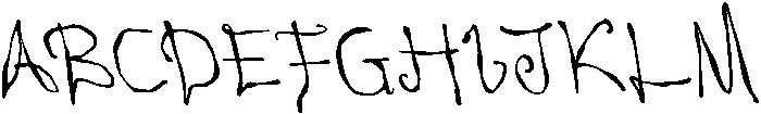 CS Morth Reverse Italic otf (400) Font UPPERCASE