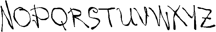 CS Morth Reverse Italic otf (400) Font UPPERCASE