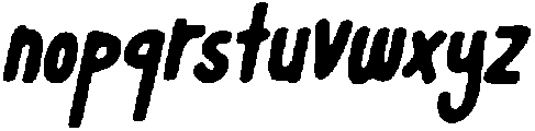 CS Mortise Drawn Italic otf (400) Font LOWERCASE