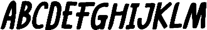 CS Mortise Italic otf (400) Font UPPERCASE