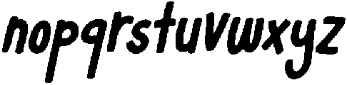 CS Mortise Italic otf (400) Font LOWERCASE