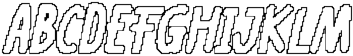 CS Mortise Pixel Outline otf (400) Font