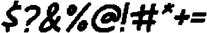 CS Mortise Pixel Regular otf (400) Font OTHER CHARS