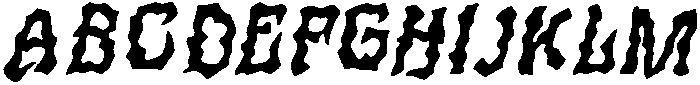 CS Moshe Drawn Italic otf (400) Font UPPERCASE