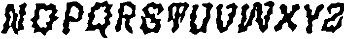 CS Moshe Drawn Italic otf (400) Font UPPERCASE