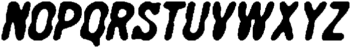 CS Mountain Drawn Italic otf (400) Font UPPERCASE
