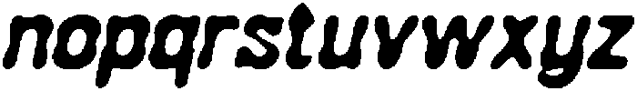 CS Mountain Drawn Italic otf (400) Font LOWERCASE