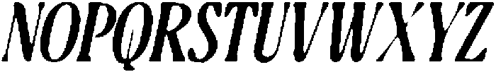 CS Movella Drawn Italic otf (400) Font UPPERCASE