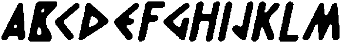 CS Nakoa Drawn Italic otf (400) Font UPPERCASE