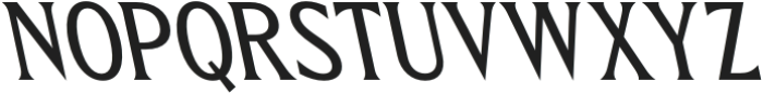 CS Napier Reverse Italic otf (400) Font UPPERCASE