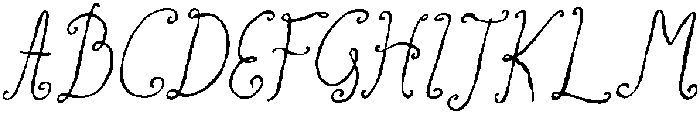 CS Nathie Italic otf (400) Font UPPERCASE