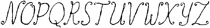 CS Nathie Italic otf (400) Font UPPERCASE