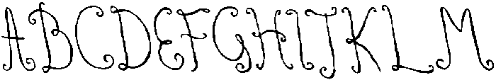 CS Nathie Reverse Italic otf (400) Font UPPERCASE