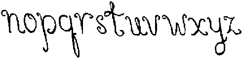 CS Nathie Reverse Italic otf (400) Font LOWERCASE