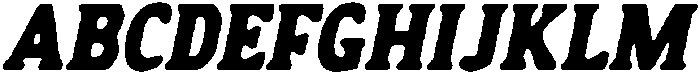 CS Naura Drawn Italic otf (400) Font UPPERCASE