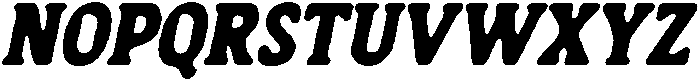 CS Naura Drawn Italic otf (400) Font UPPERCASE