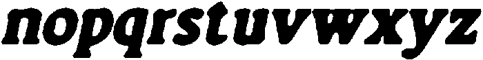 CS Naura Drawn Italic otf (400) Font LOWERCASE
