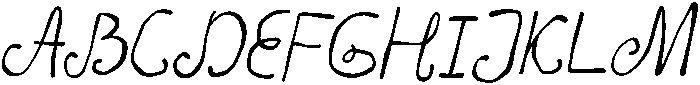 CS Nellie Italic otf (400) Font UPPERCASE