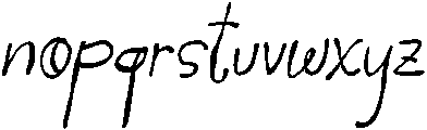 CS Nellie Italic otf (400) Font LOWERCASE