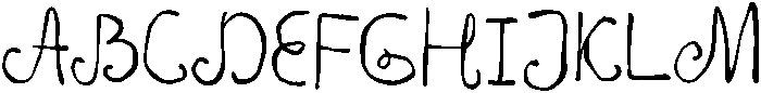 CS Nellie Regular otf (400) Font UPPERCASE