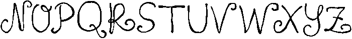 CS Nellie Regular otf (400) Font UPPERCASE