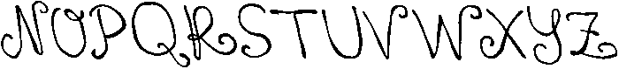 CS Nellie Reverse Italic otf (400) Font UPPERCASE