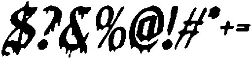 CS Nemesis Drawn Italic otf (400) Font OTHER CHARS
