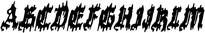 CS Nemesis Drawn Italic otf (400) Font UPPERCASE