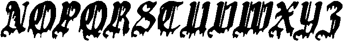 CS Nemesis Drawn Italic otf (400) Font LOWERCASE
