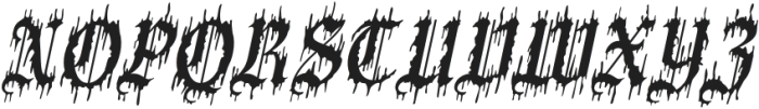 CS Nemesis Italic otf (400) Font UPPERCASE