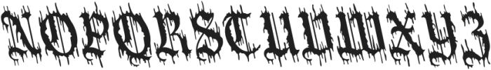 CS Nemesis Reverse Italic otf (400) Font UPPERCASE