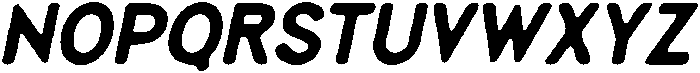 CS Nestor Drawn Italic otf (400) Font UPPERCASE