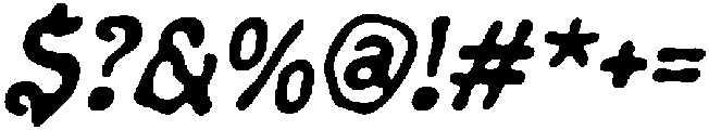 CS Nikola Drawn Italic otf (400) Font OTHER CHARS