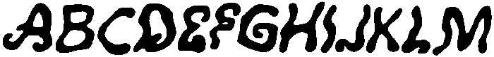 CS Nikola Drawn Italic otf (400) Font UPPERCASE