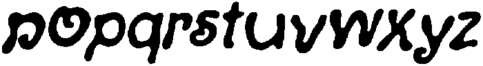 CS Nikola Drawn Italic otf (400) Font LOWERCASE