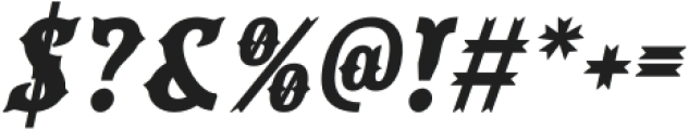 CS Noir Italic otf (400) Font OTHER CHARS