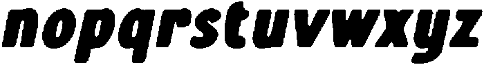 CS Nomic Drawn Italic otf (400) Font LOWERCASE