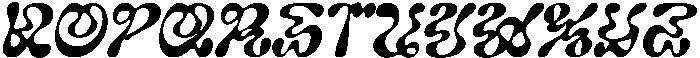 CS Olander Drawn Italic otf (400) Font UPPERCASE